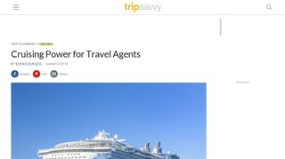 
                            10. Cruising Power for Travel Agents - TripSavvy