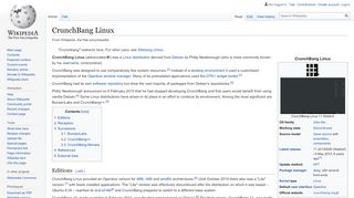 
                            8. CrunchBang Linux - Wikipedia
