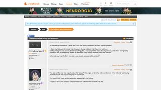 
                            5. Crunchyroll - Forum - Someone else using my account