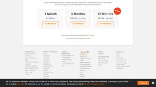 
                            3. Crunchyroll - Premium Membership - Choose Plan