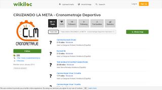 
                            12. CRUZANDO LA META - Cronometraje Deportivo's trails and ... - Wikiloc