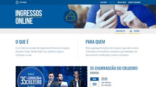 
                            4. Cruzeiro - Ingressos Online