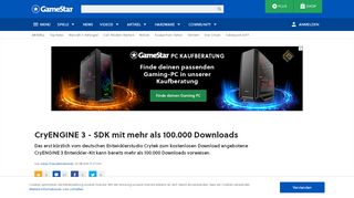 
                            9. CryENGINE 3 - SDK mit mehr als 100.000 Downloads - GameStar