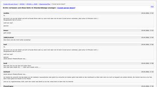 
                            10. Crynet server down? [Archiv] - Crytek-HQ.com Forum
