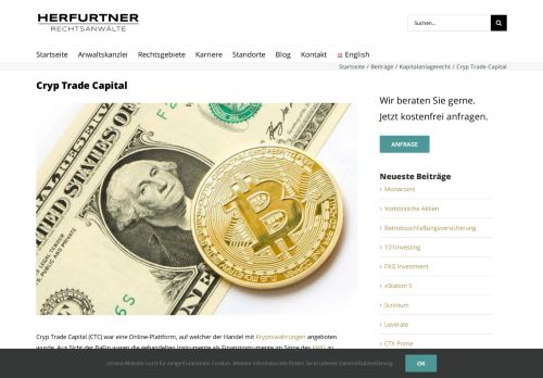 
                            6. Cryp Trade Capital Erfahrungen - Online Betrug mit Kryptowährungen?