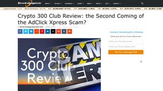 
                            8. Crypto 300 Club Review: the Second Coming of the AdClick Xpress ...