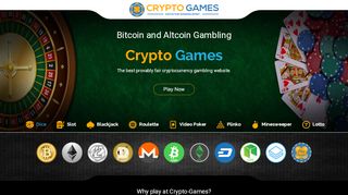 
                            1. Crypto-Games.net: Bitcoin, Litecoin and Ethereum Gambling
