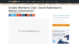 
                            9. Crypto Members Club Review: David Robertson's Bitcoin Community?