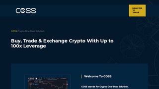 
                            1. Crypto One-Stop Solution â€“ COSS Cryptocurrency Exchange