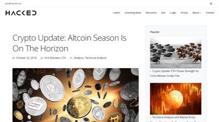 
                            12. Crypto Update: Altcoin Season Is On The Horizon | Hacked: Hacking ...