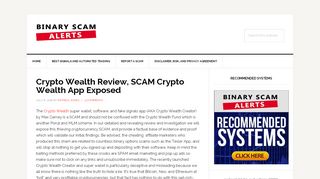 
                            13. Crypto Wealth Review, SCAM Crypto Wealth App Exposed | Binary ...