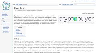 
                            7. Cryptobuyer - Bitcoin Wiki