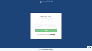 
                            6. Cryptocoin Pro - Login