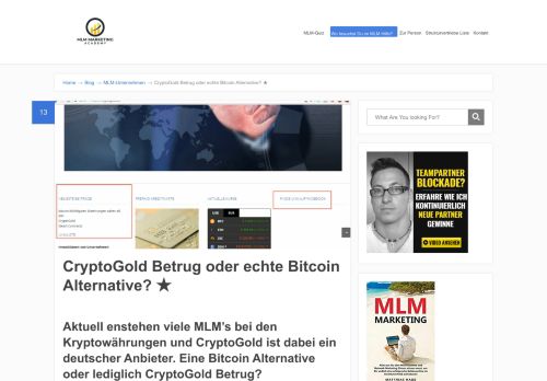 
                            12. CryptoGold Betrug oder echte Bitcoin Alternative? | Multi Level ...