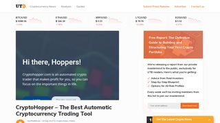 
                            10. CryptoHopper - The Best Automatic Cryptocurrency Trading Tool ...