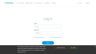 
                            11. Cryptopay.me | Sign in to Cryptopay Bitcoin Wallet | Store Bitcoins