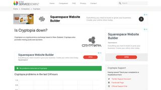 
                            10. Cryptopia down? Current status and problems - Is The Service Down?