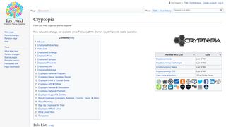 
                            8. Cryptopia - List Wiki