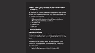 
                            3. Cryptopia - Maintenance