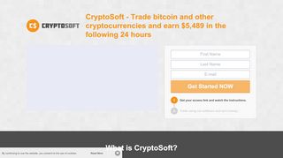 
                            6. CryptoSoft | The Official Cryptosoft Website 2019