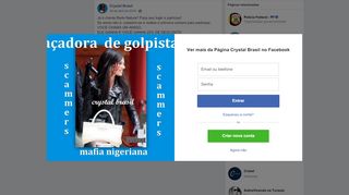 
                            11. Crystal Brasil - Já é cliente Rede Natura? Faça seu login... | Facebook