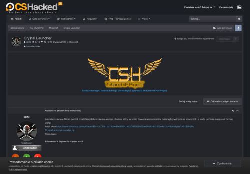 
                            10. Crystal Launcher - Minecraft - CSHacked.pl :: Czity, bugi, hacki, boty ...