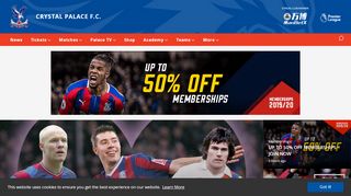 
                            3. Crystal Palace Football Club - Official Site
