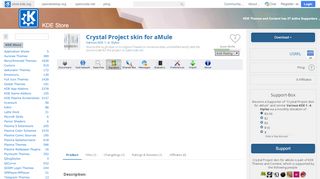 
                            11. Crystal Project skin for aMule - store.kde.org