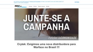 
                            13. Crytek: Exigimos uma nova distribuidora para Warface no Brasil !!!