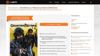 
                            2. CS 1.6 Download - Pobierz Counter Strike 1.6 Non Steam - CSSETTI.PL