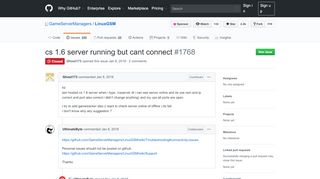 
                            13. cs 1.6 server running but cant connect · Issue #1768 ... - GitHub