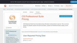 
                            12. CS Professional Suite Pricing | G2 Crowd