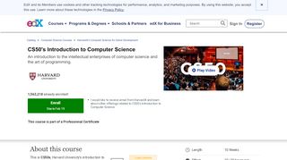 
                            10. CS50: Introduction to Computer Science | edX