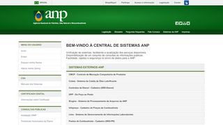 
                            3. CSA - Central de Sistemas ANP