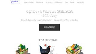 
                            1. CSA Sign up Day | Celebrate Community-Supported Agriculture