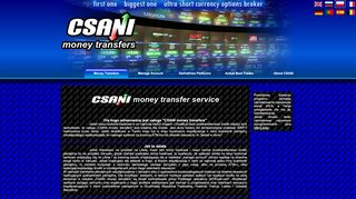 
                            11. CSANI money transfers service