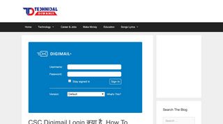 
                            9. CSC Digimail Login क्या है, How To Change Reset Digimail Forgot ...