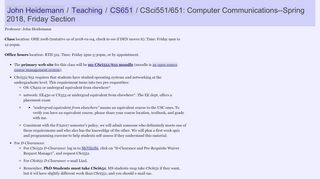 
                            13. CSci551/651: Computer Communications--Spring 2018, Friday ...