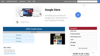 
                            6. CSD Credit Union - Kansas City, MO - Credit Unions Online