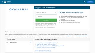 
                            7. Csd Credit Union: Login, Bill Pay, Customer Service and Care Sign-In