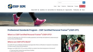 
                            12. CSEP-CPT - Canadian Society for Exercise Physiology