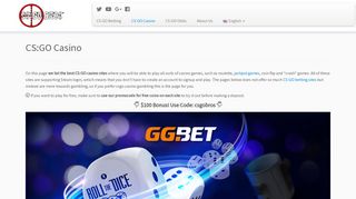 
                            1. CS:GO Casino - CS:GO betting sites