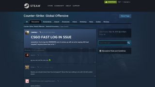 
                            4. CSGO FAST LOG IN SSUE :: Counter-Strike: Global Offensive General ...