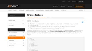 
                            4. CSGO Rcon Guide - Knowledgebase - End of Reality LLC