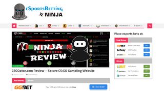 
                            7. CSGOatse.com Review - Secure CS:GO Gambling Website