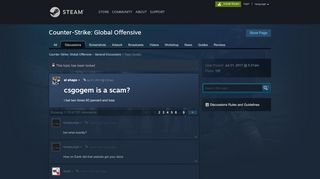 
                            7. csgogem is a scam? :: Counter-Strike: Global Offensive General ...