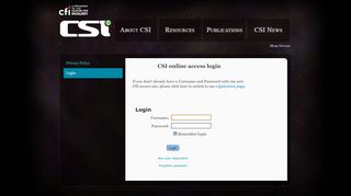 
                            1. CSI Login Page - Center for Inquiry - Donate