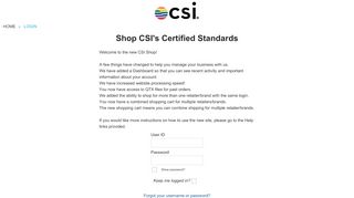 
                            5. CSI - Online Ordering / Home