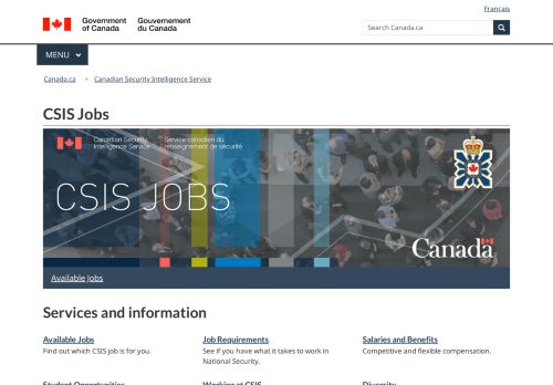
                            9. CSIS Jobs - Canada.ca