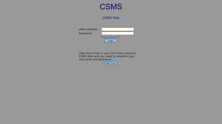 
                            6. CSMS Web - Login
